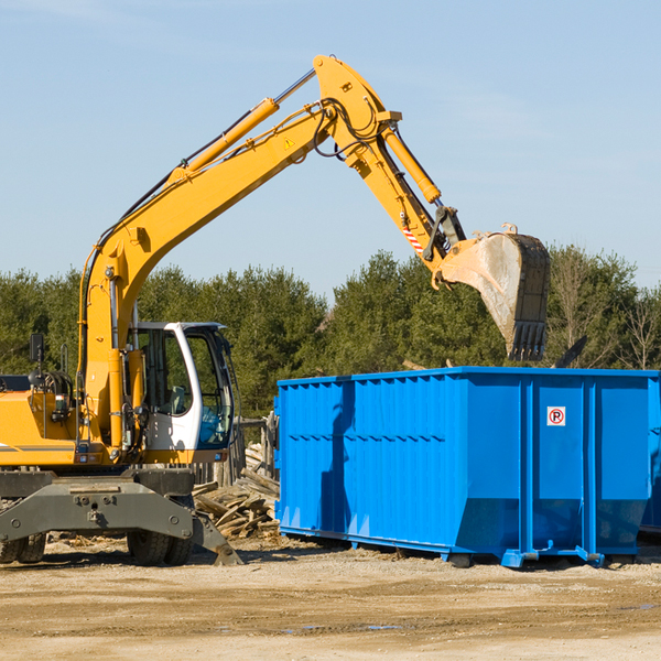 are there any restrictions on where a residential dumpster can be placed in Salem WV